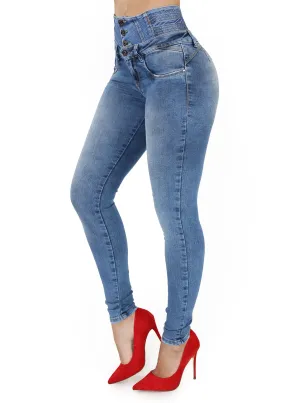 20411 Skinny Jean (Cinturilla) by Maripily Rivera