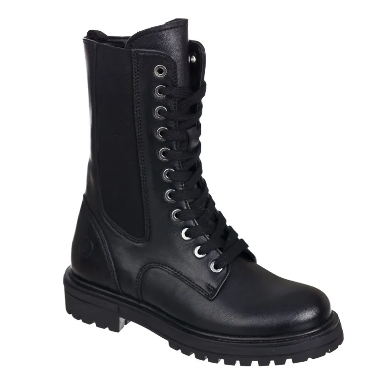 Bota fashion en piel natural