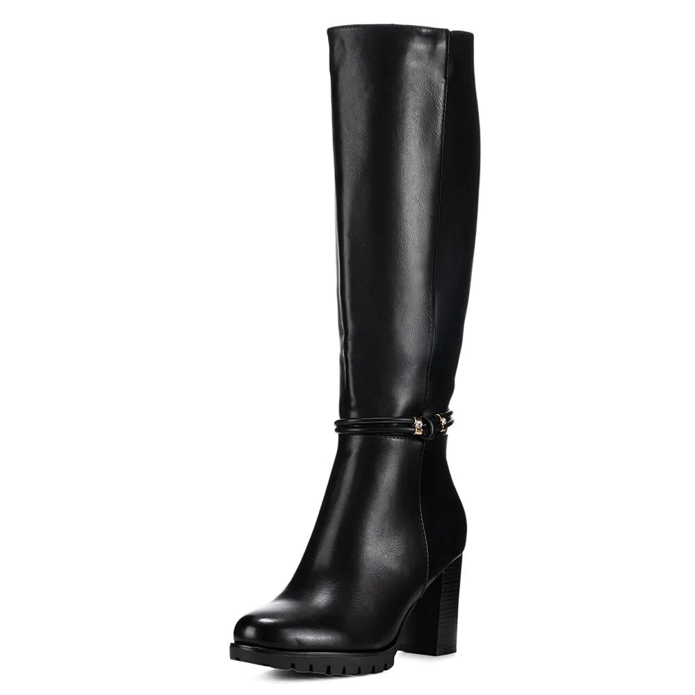 Bota Negro Casual Mujer Weide Czy583