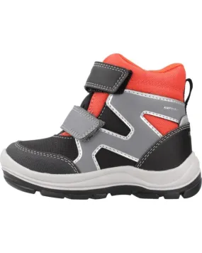 Botines GEOX  de Niño BOTAS NINO MODELO B FLANFIL BOY B ABX COLOR GRIS  C0038