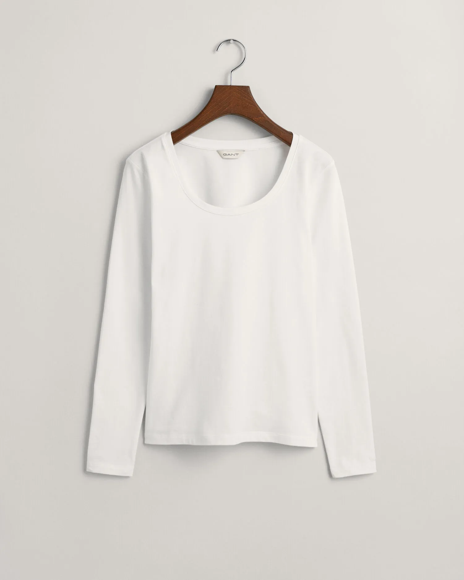 Camiseta de manga larga con escote redondo