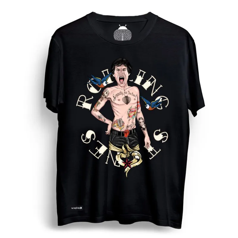 CAMISETA UNISEX BE HAPPINESS MICK JAGGER