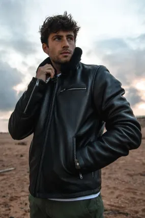 Chaqueta Hombre Daytona Asphalt Cow Malibu Black