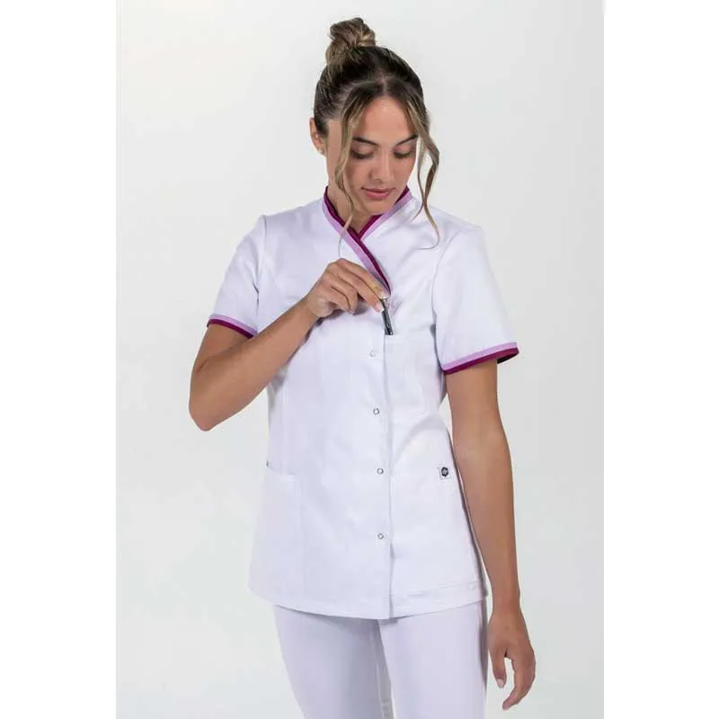 Chaqueta sanitaria mujer vivo lila y morado - Dyneke