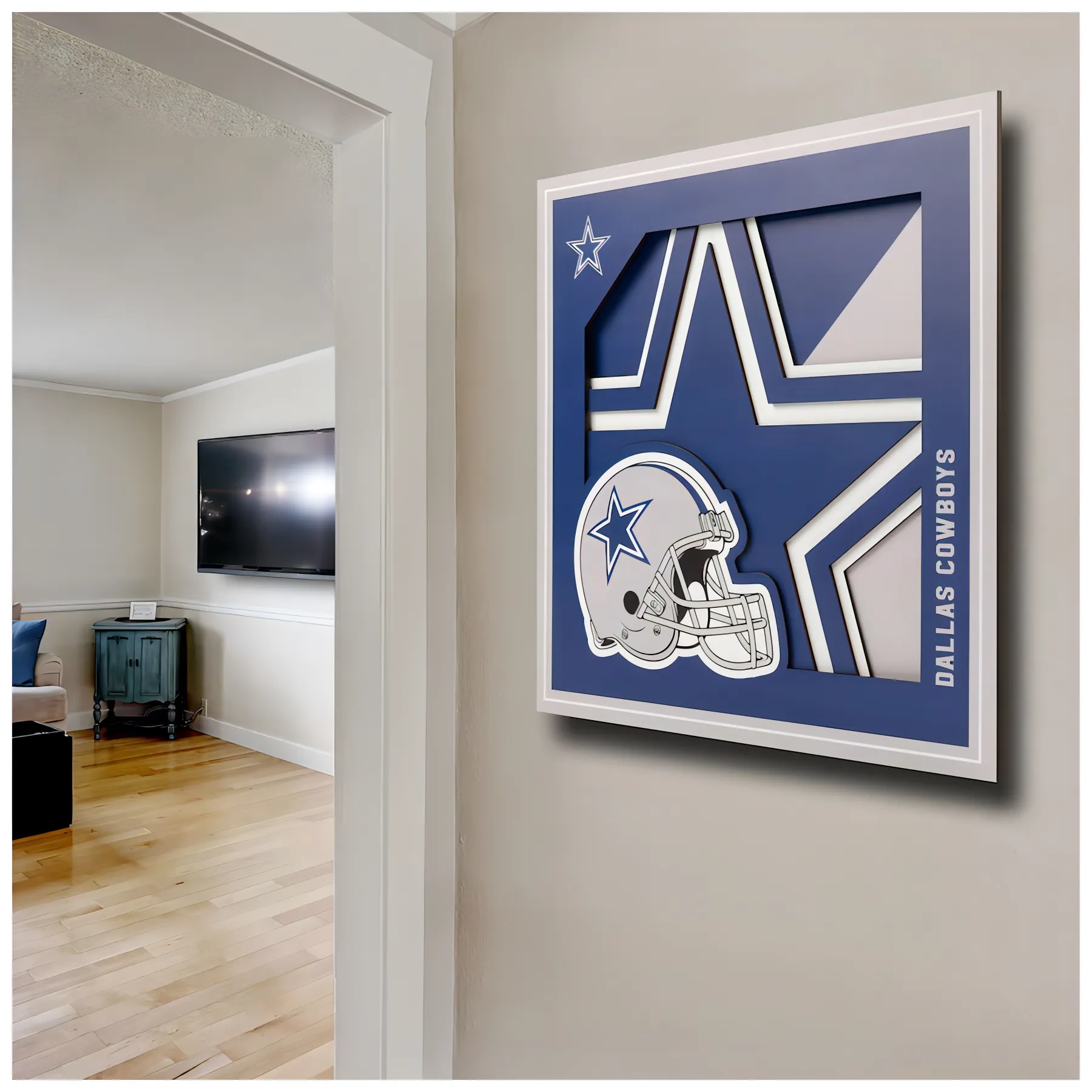 Cuadro NFL You The Fan 3D Logo Cowboys