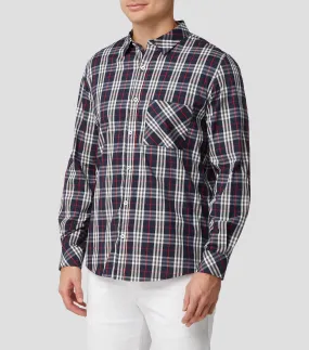 Epsilon Camisa cuadros manga larga Hombre