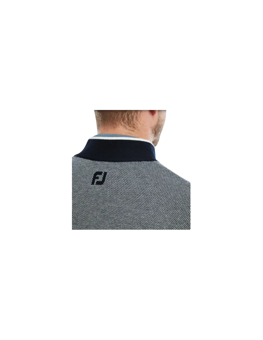 EU FULL-ZIP LINED PULLOVER NAVY - JERSEY HOMBRE
