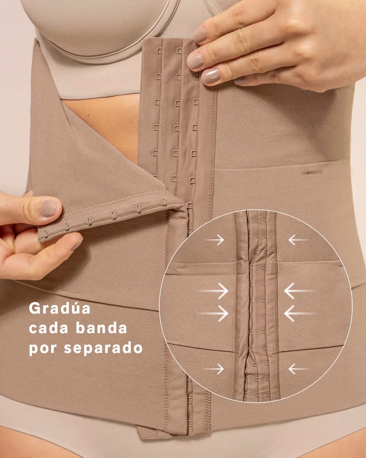 Faja cinturilla de control moderado tecnología SkinFuse