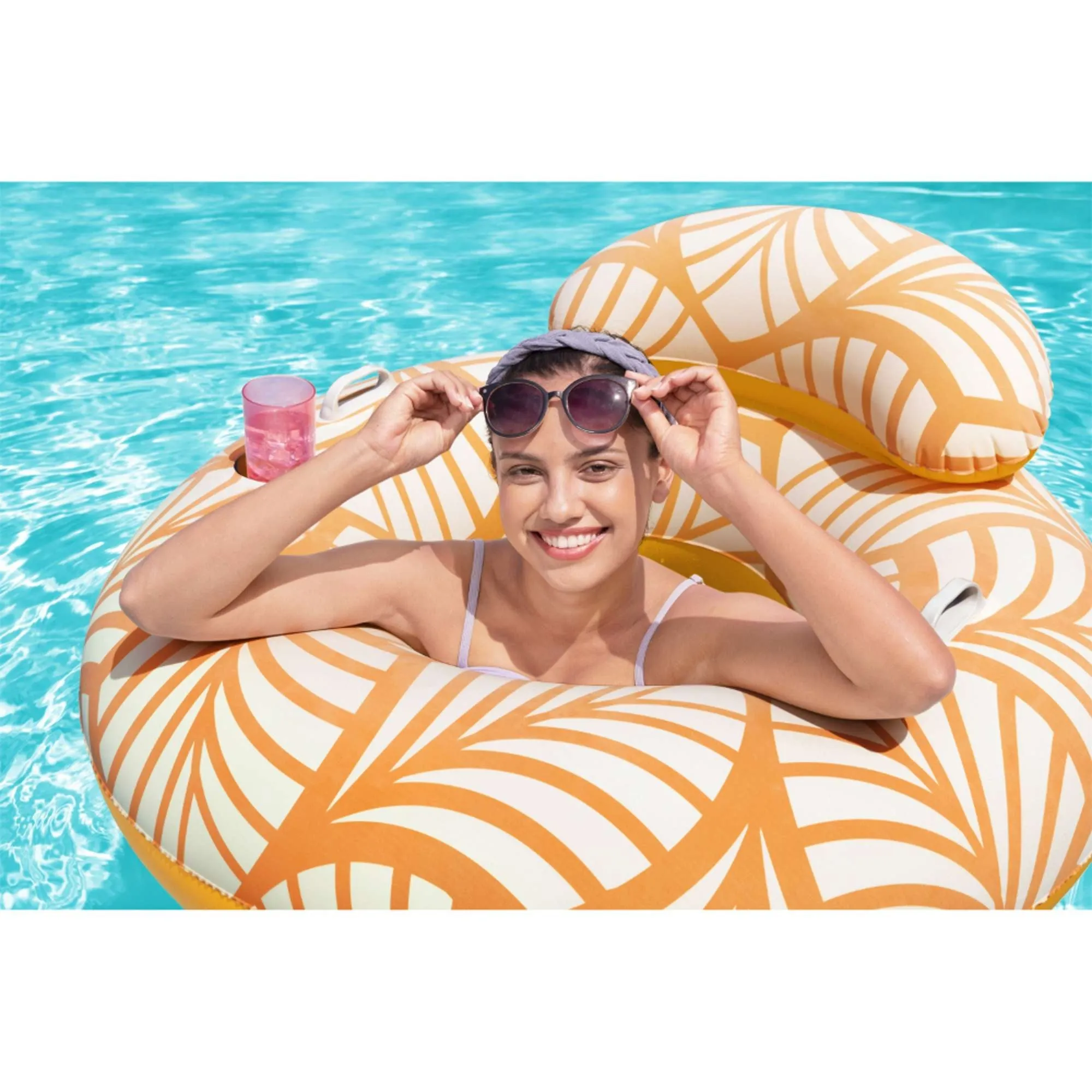 Flotador Para Piscina Hojas 46.5" x 46"