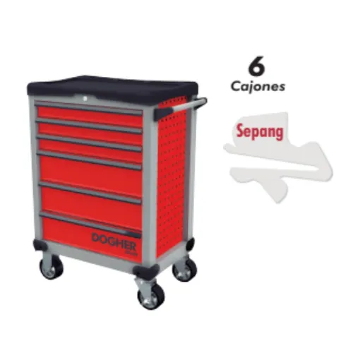 GP Carro Metálico de 6  Cajones 678x459x1000mm  DOGHER 025-019