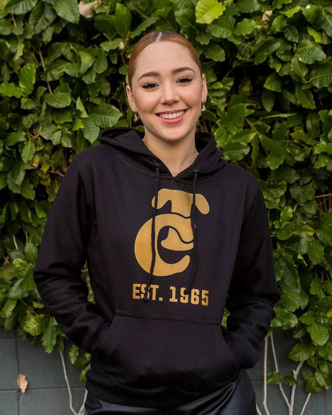 Hoodie ALL Negro TC Gold 22 Dama