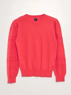 Jersey de punto fino - ROSA