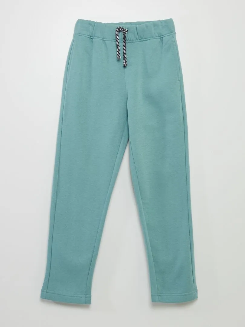 Jogging jaspeado con cintura ajustable - AZUL
