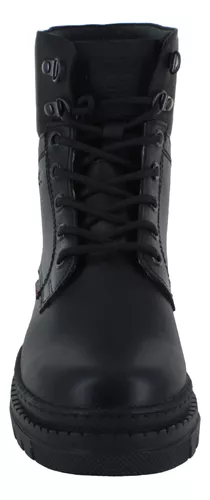 Levis Bota Militar Vestir Casual Ajustable Piel Mujer 89577