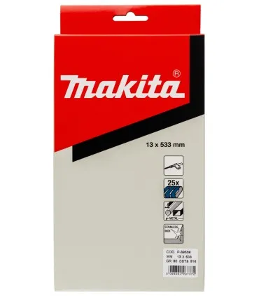 MAKITA Acc. Banda 13mm K80 - 25Uds.