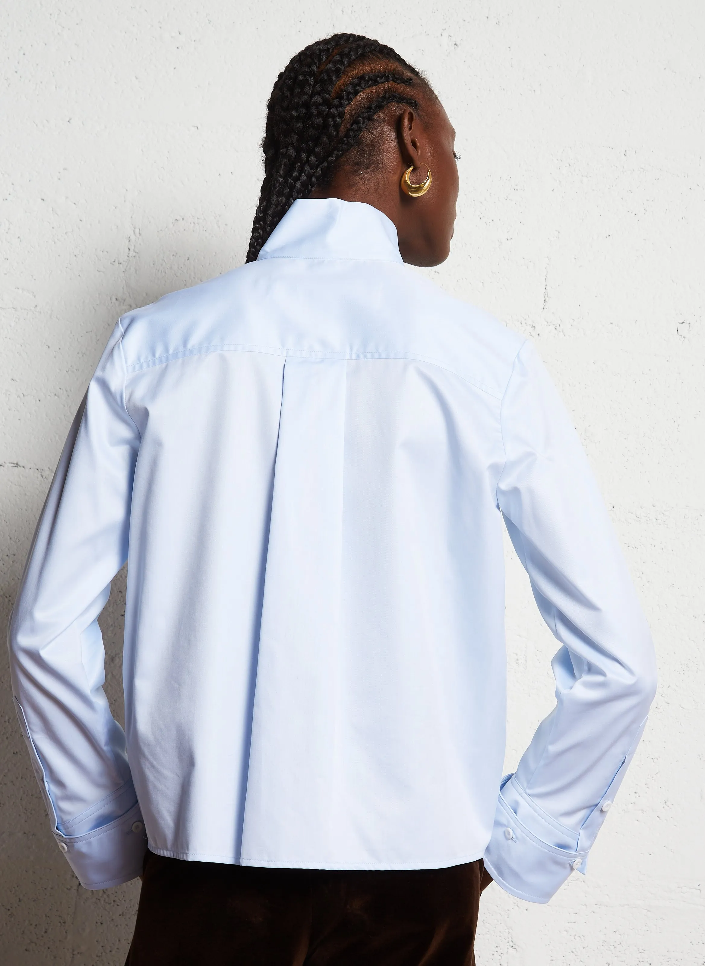 MARGAUX LONNBERG JONAS - Camisa con cuello clásico en azul