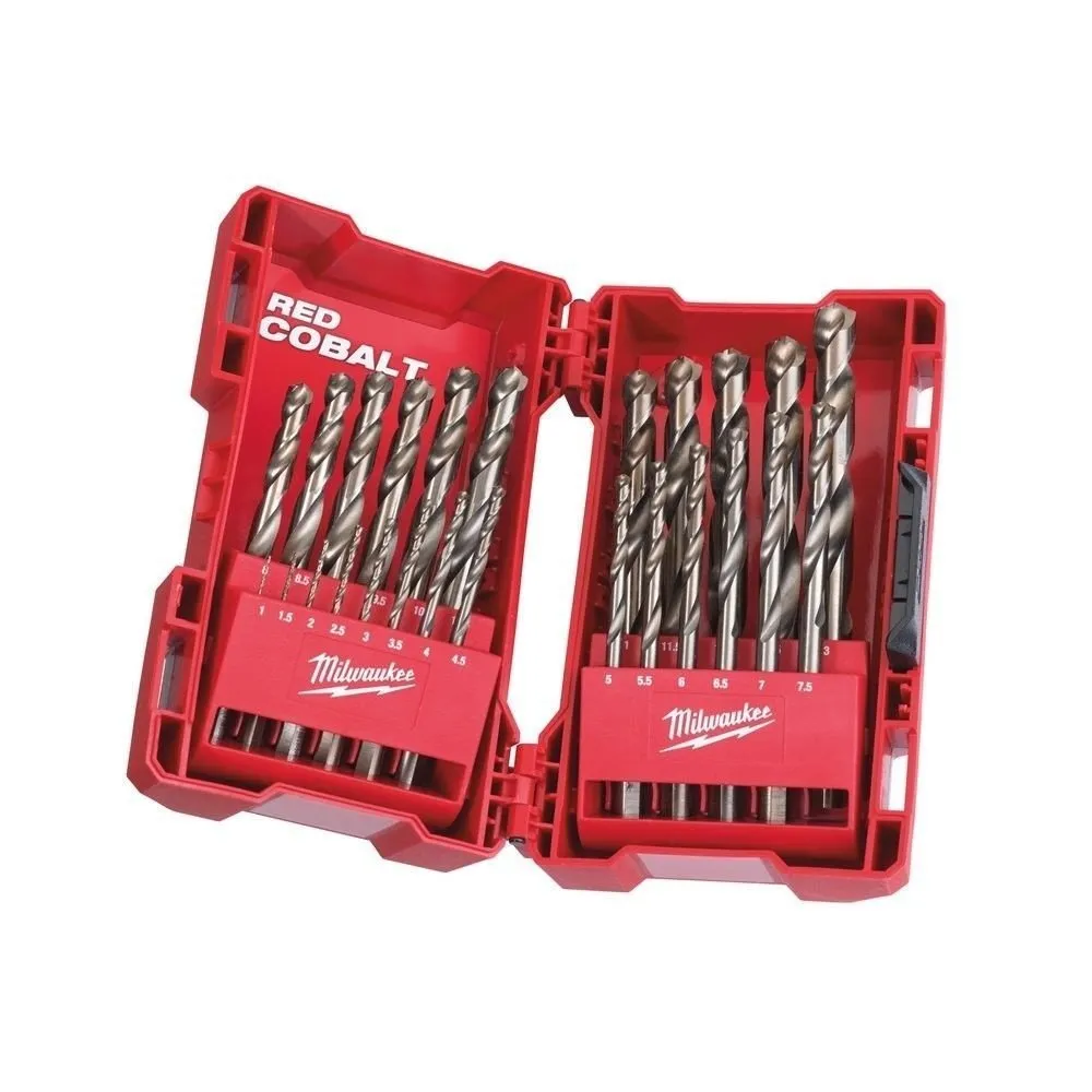 Milwaukee ESTUCHE DE PLÁSTICO CON 25 BROCAS HSS-COBALTO