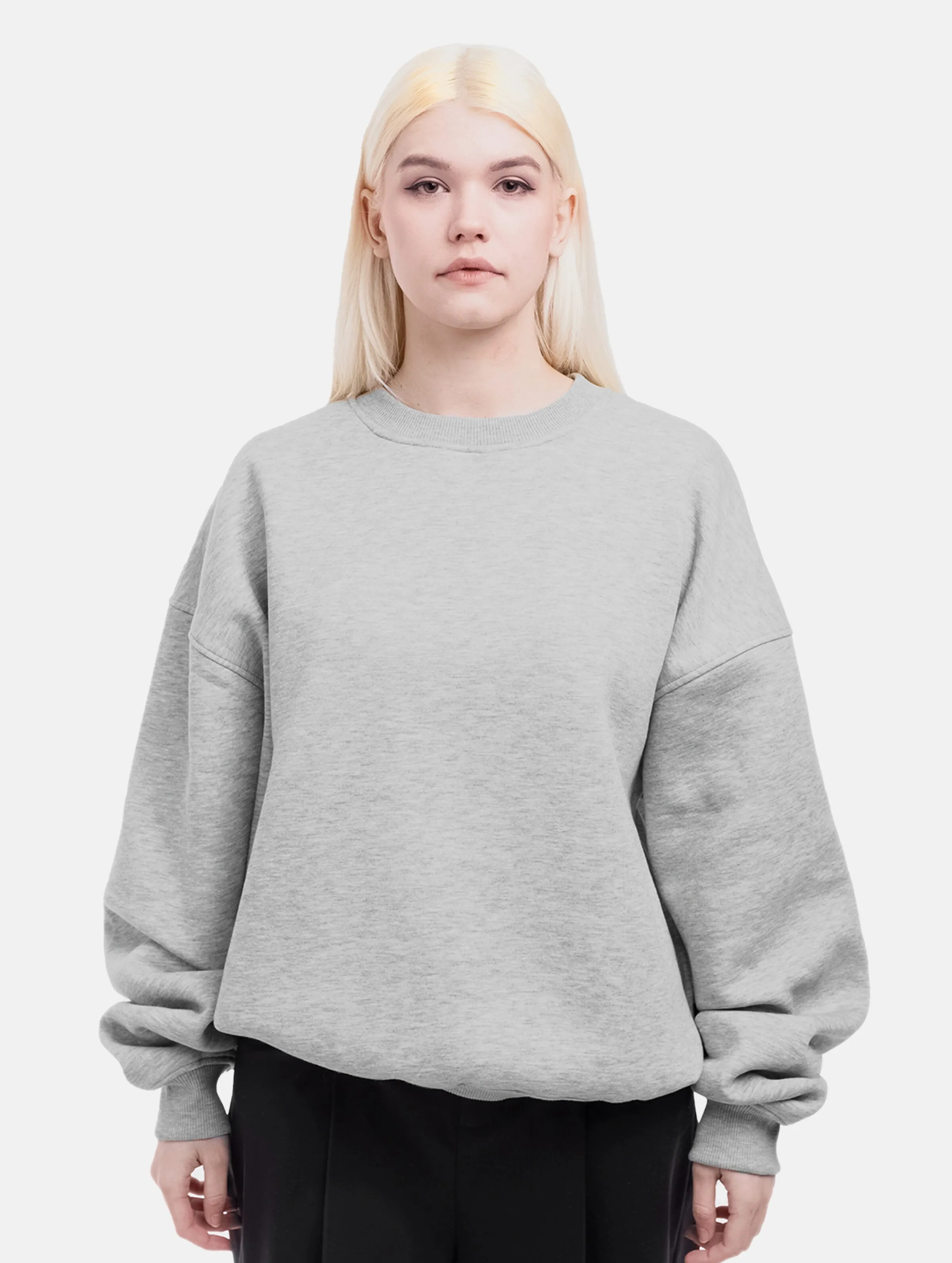 Prohibited Prohibited Oversized Crew Neck Pullover
