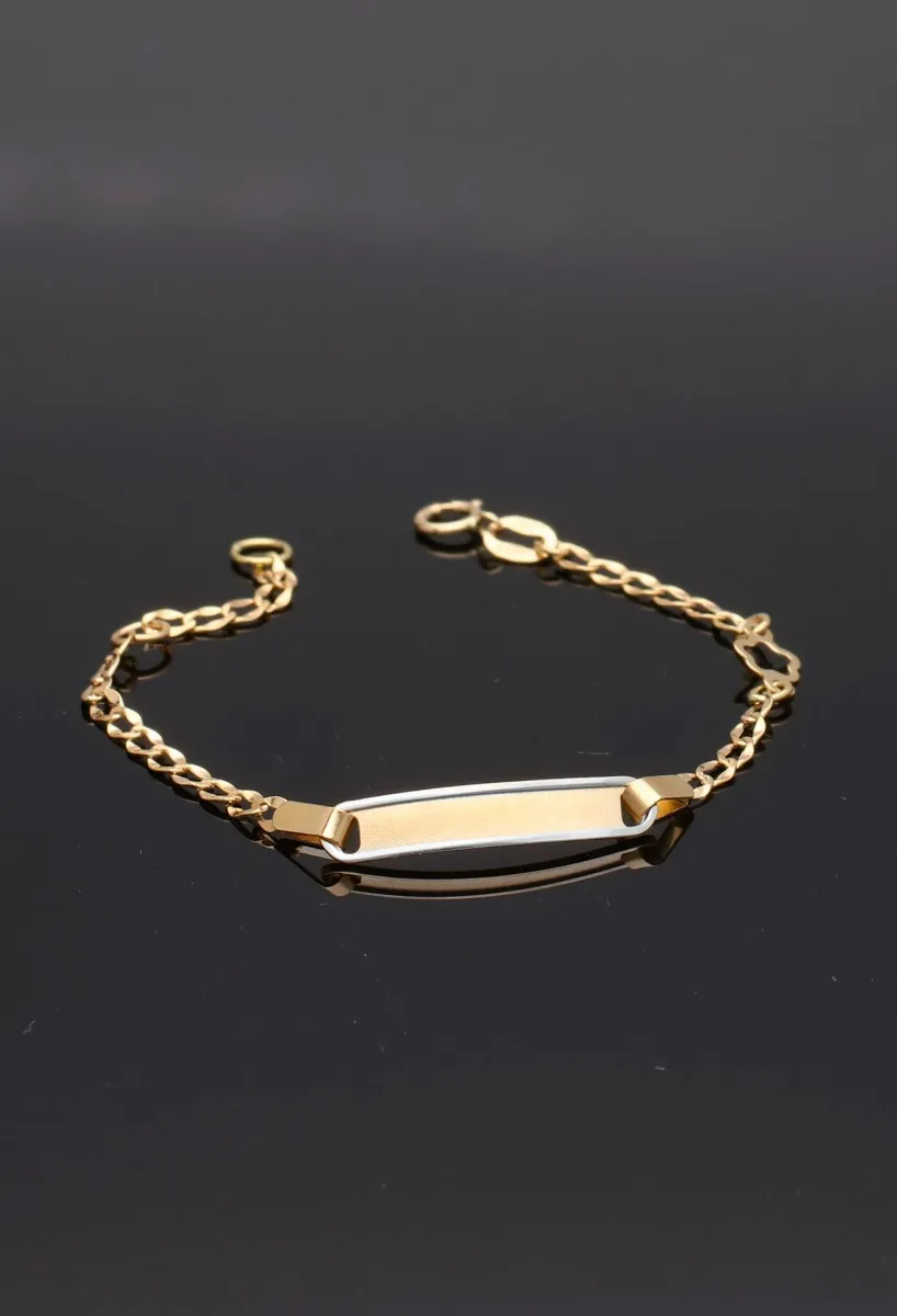 Pulsera bebe oro bicolor 18 ktes 243_000-06611