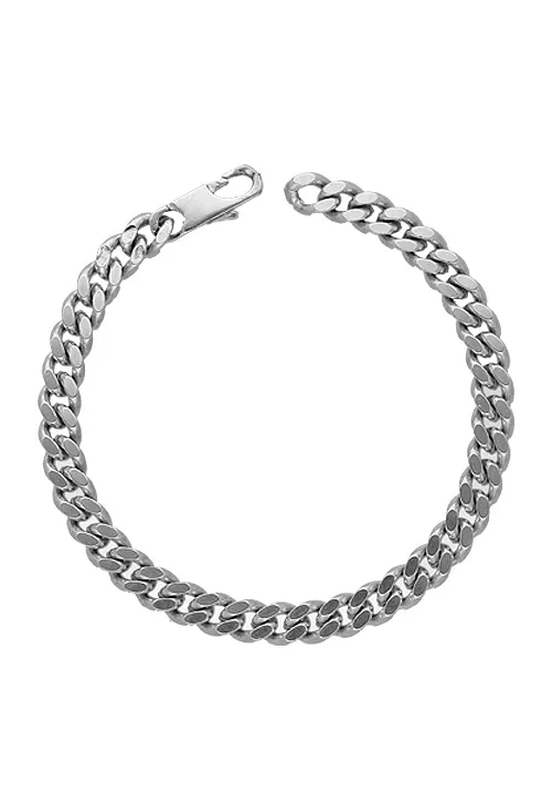 Pulsera plata para hombre 126_BNL200-21