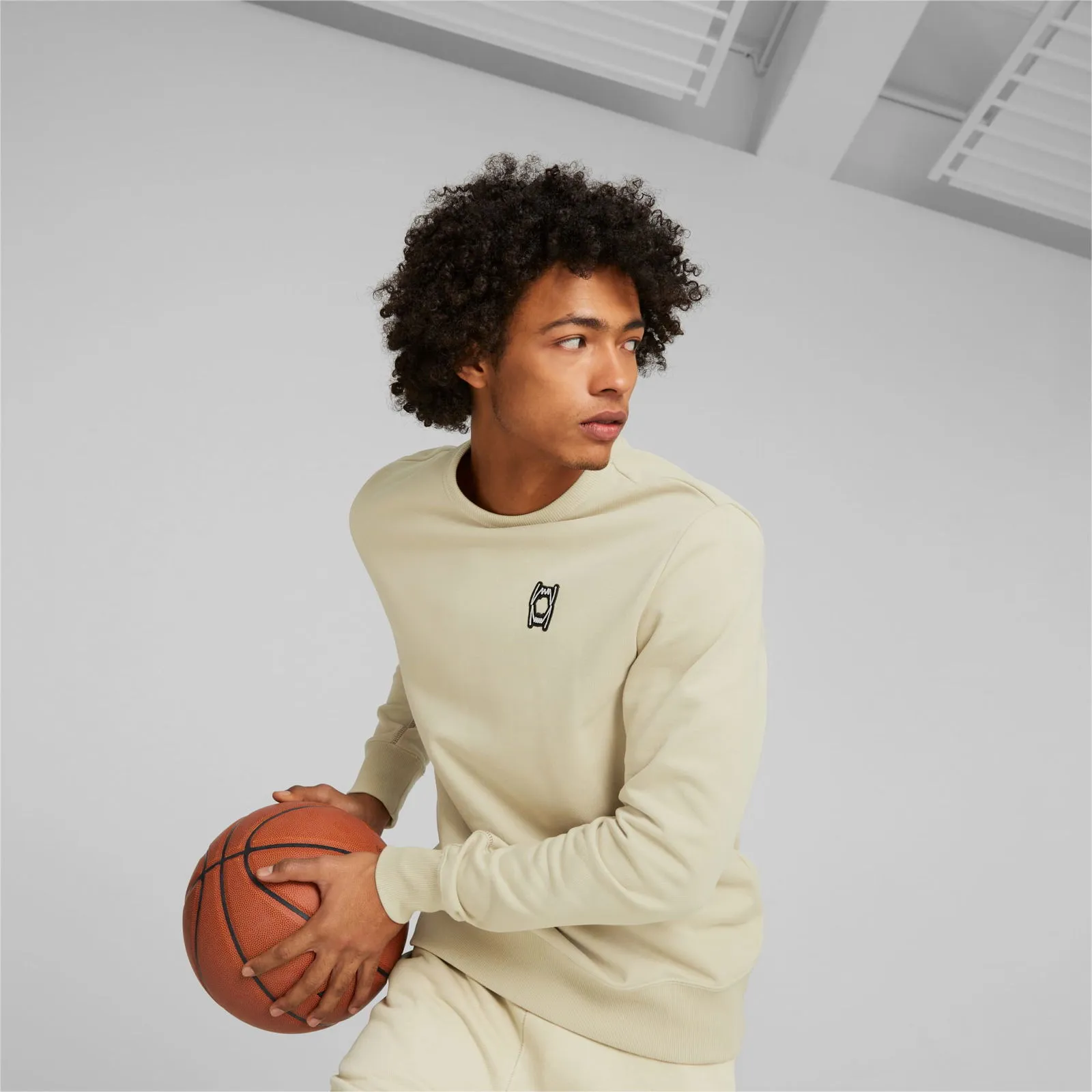 Puma Pivot Crew EMB Basketball Pullover