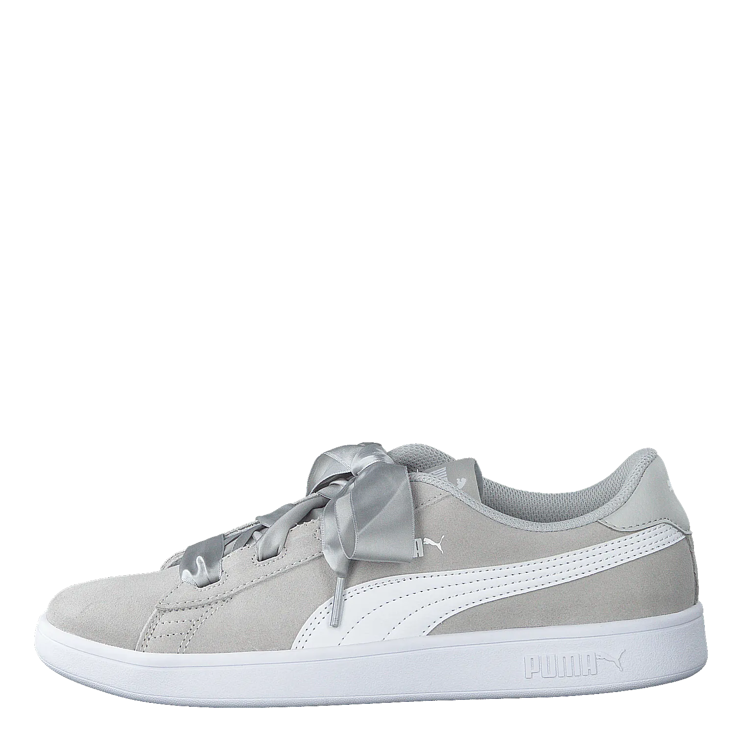 Puma zapatos Puma Smash V2 Ribbon Jr Gray Violet-puma White