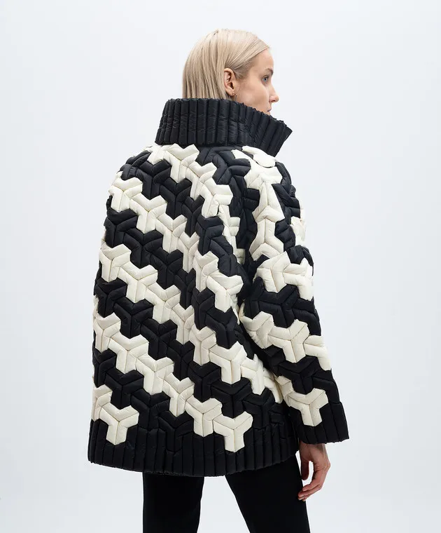 Raxxy ARMOR down jacket in geometric quilting