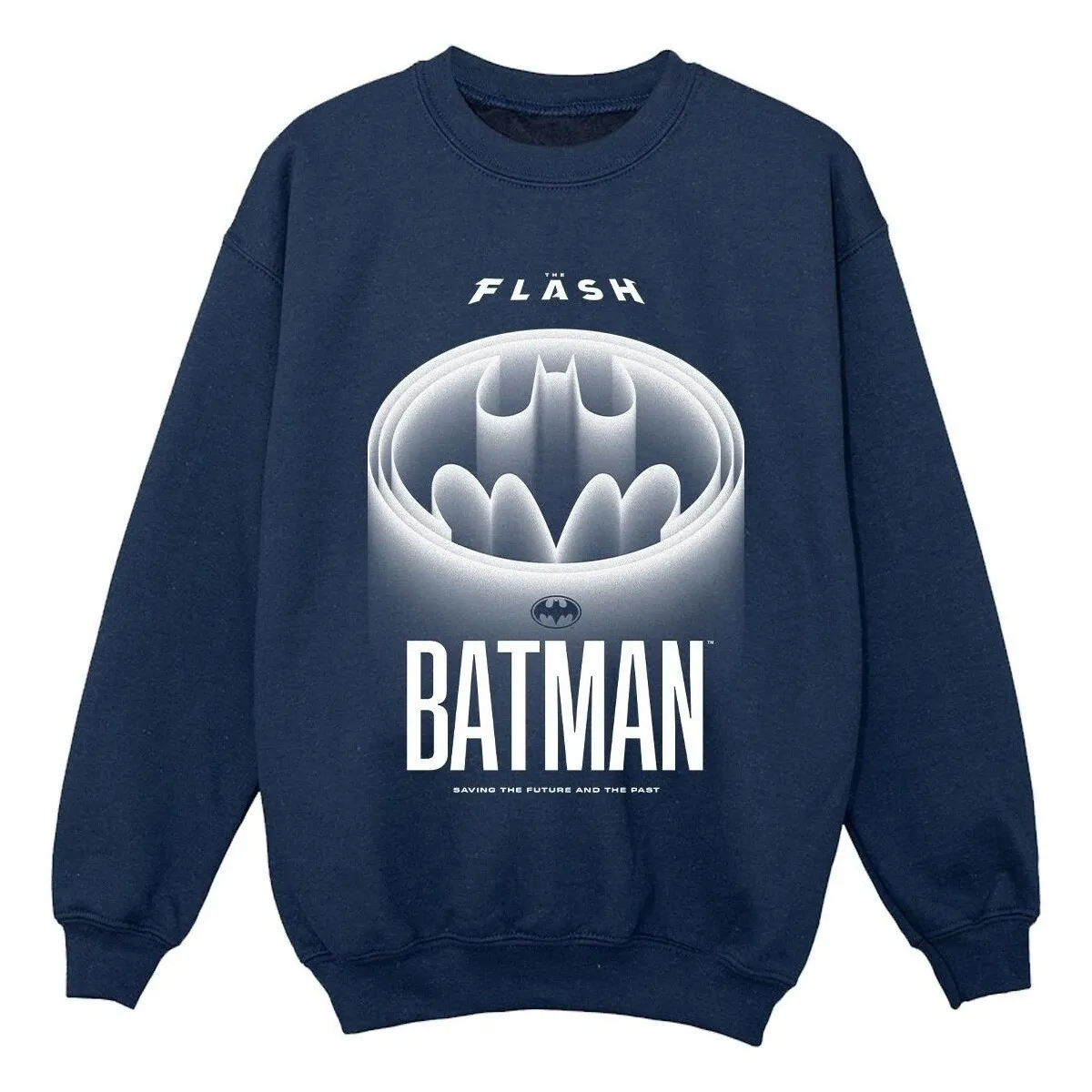 The Flash Batman White Logo