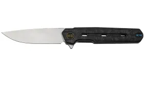 WE Knife Navo Rose Carbon Fiber, Satin CPM 20CV WE22026-2 navaja, diseño de Ostap Hel