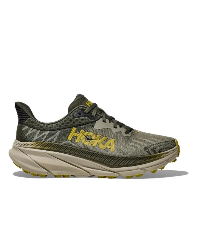 Zapatillas de Trail Hoka Challenger 7 Hombre Verde Oliva