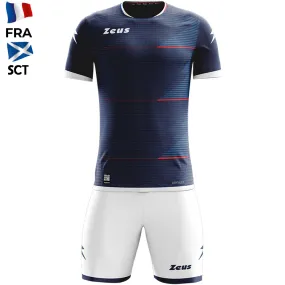 Zeus Mundial Teamwear Set Camiseta con pantalones cortos blanco marino